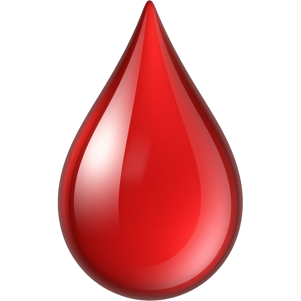red drop emoji