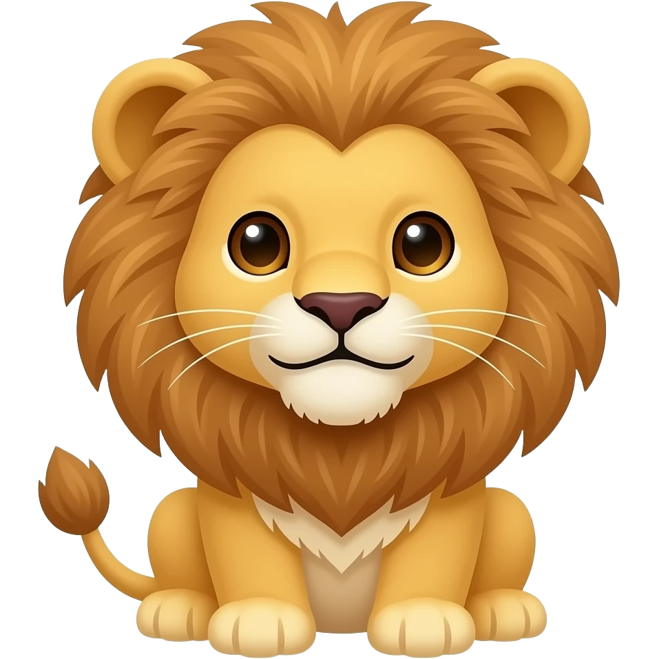 Lion baby emoji