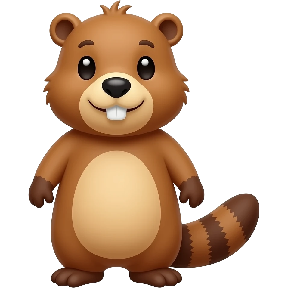 Cartoon Beaver emoji