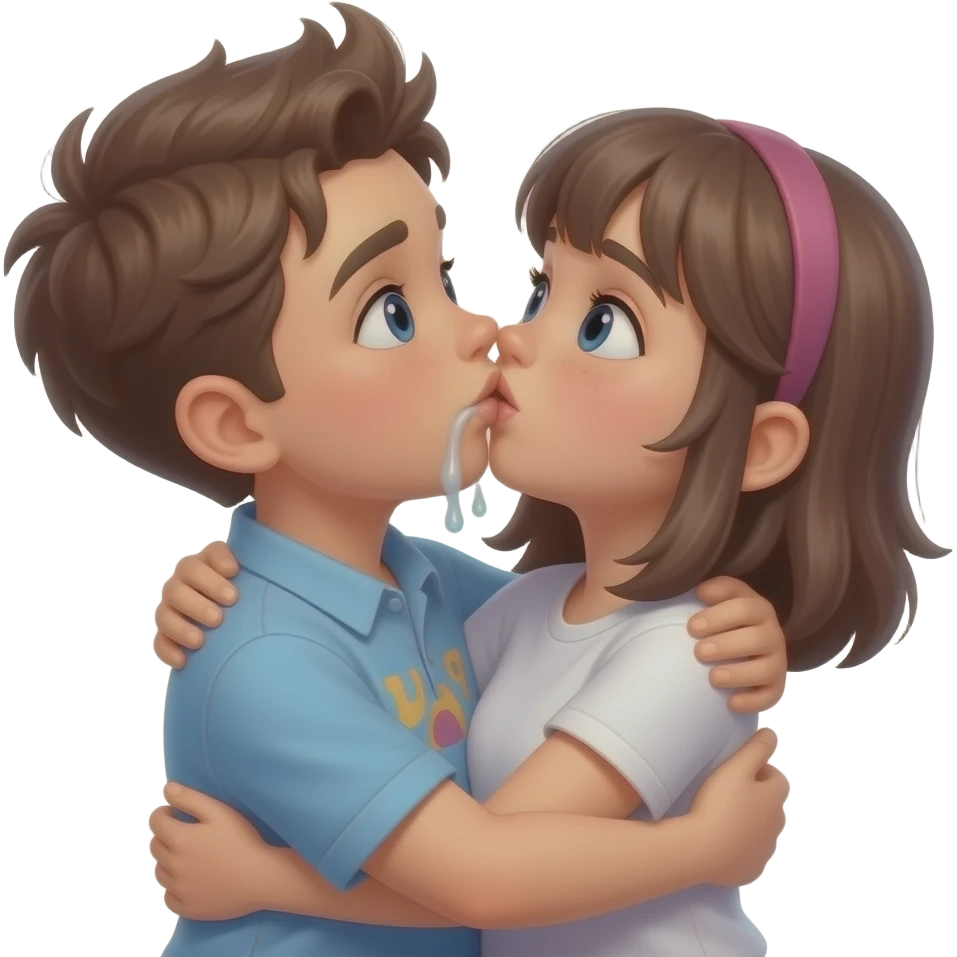 🤤👧🥴💋🫂 emoji