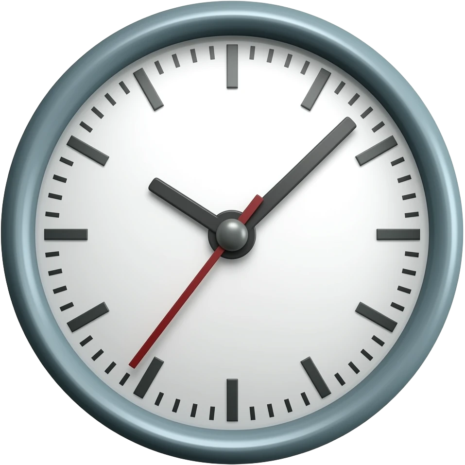 horloge emoji