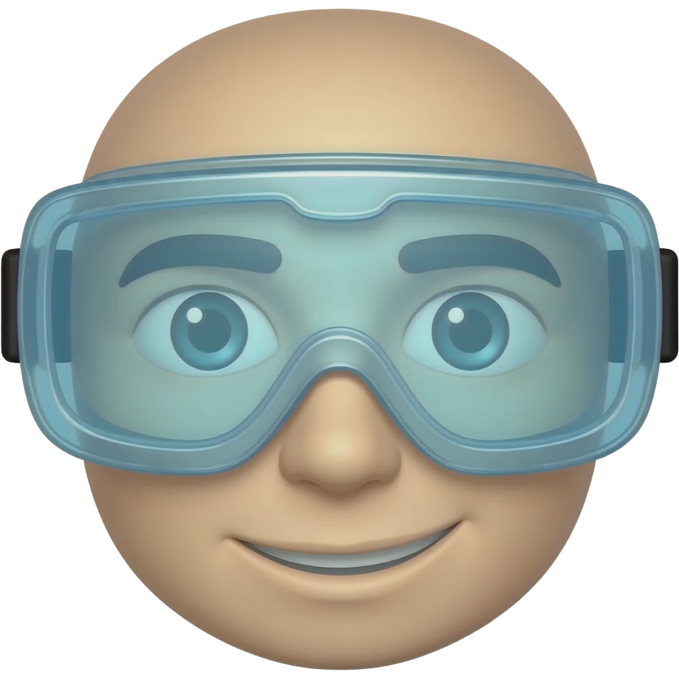 safety goggles emoji