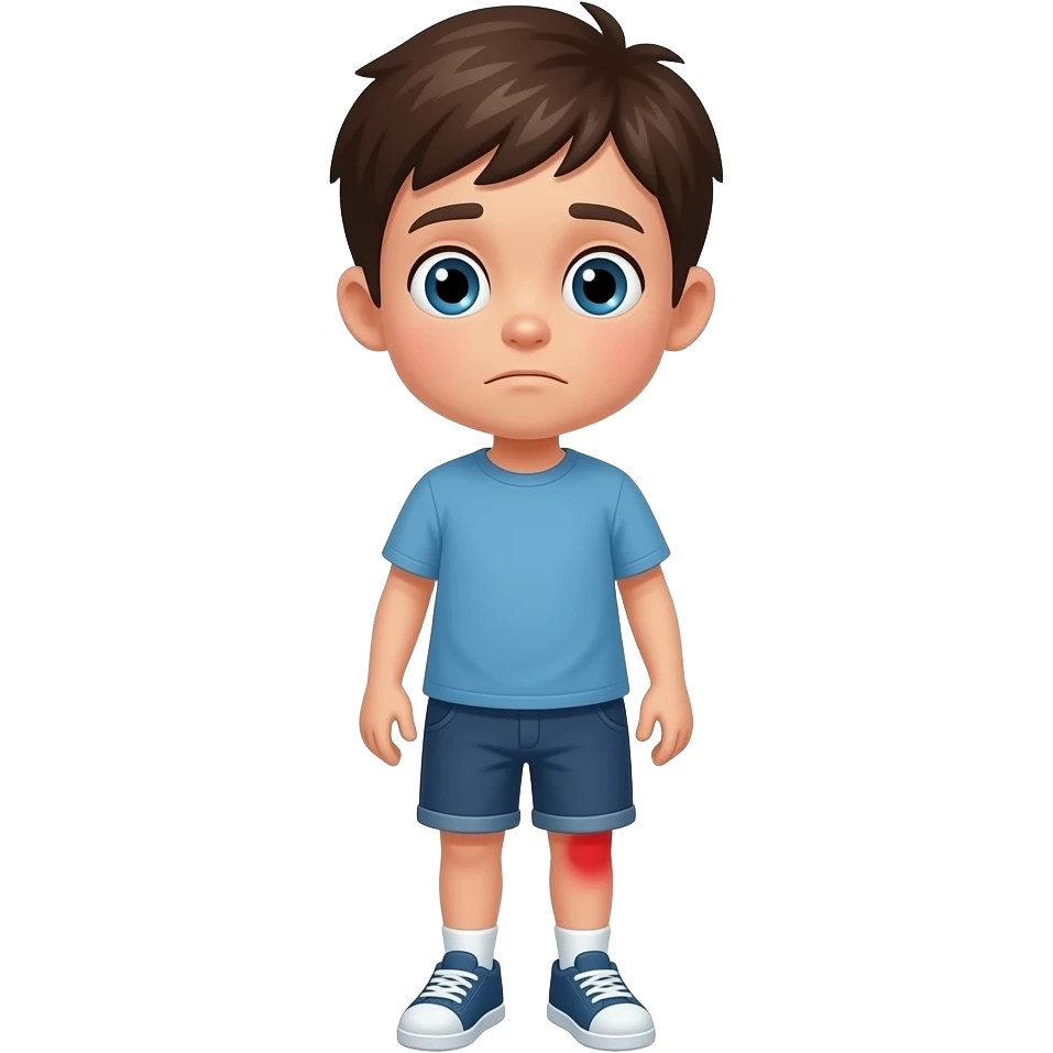 У ребенка болит нога emoji