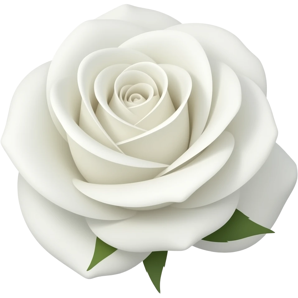 Rosa white emoji