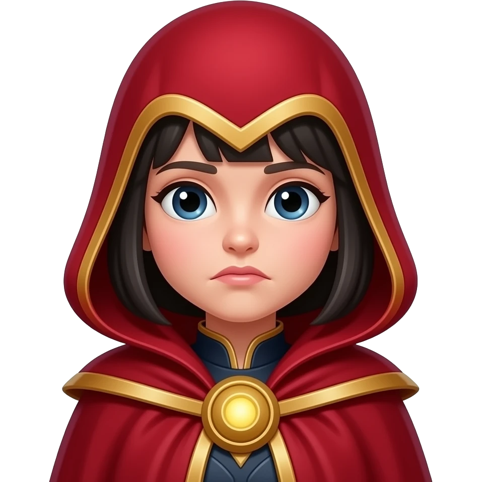 嘟嘟嘴女孩和宇宙红衣宗师 emoji