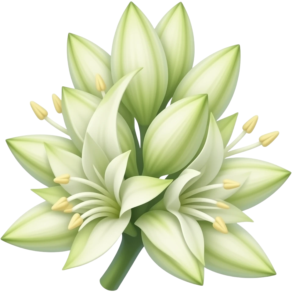 Tuberose long stack emoji