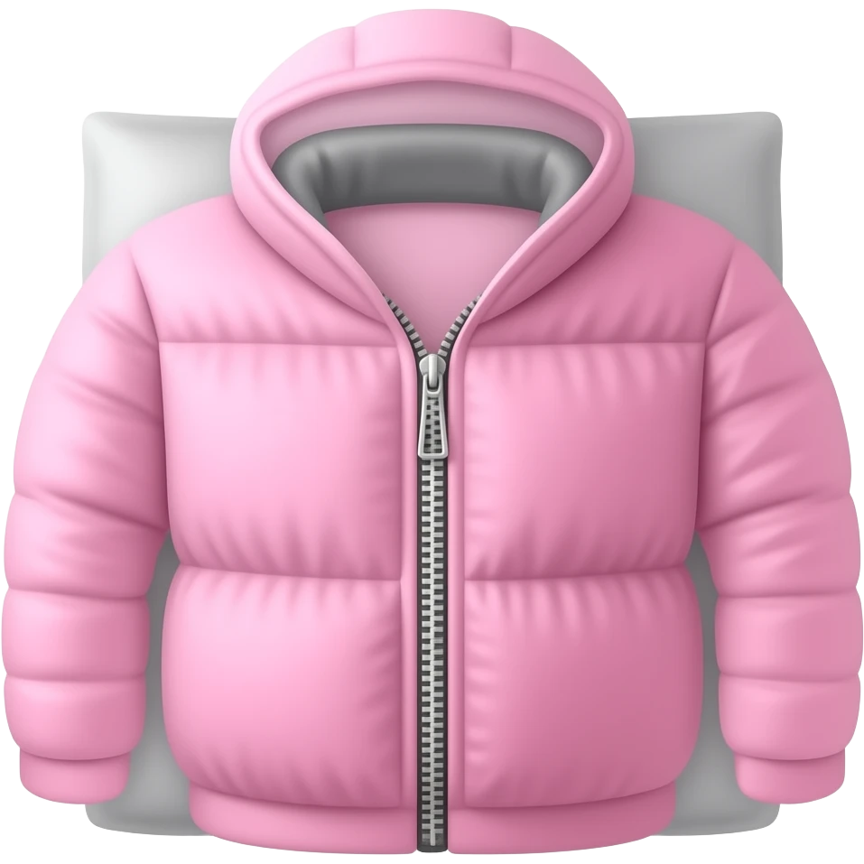 pink sleeping bag (camping), cartoonish, less detailed/realistic emoji