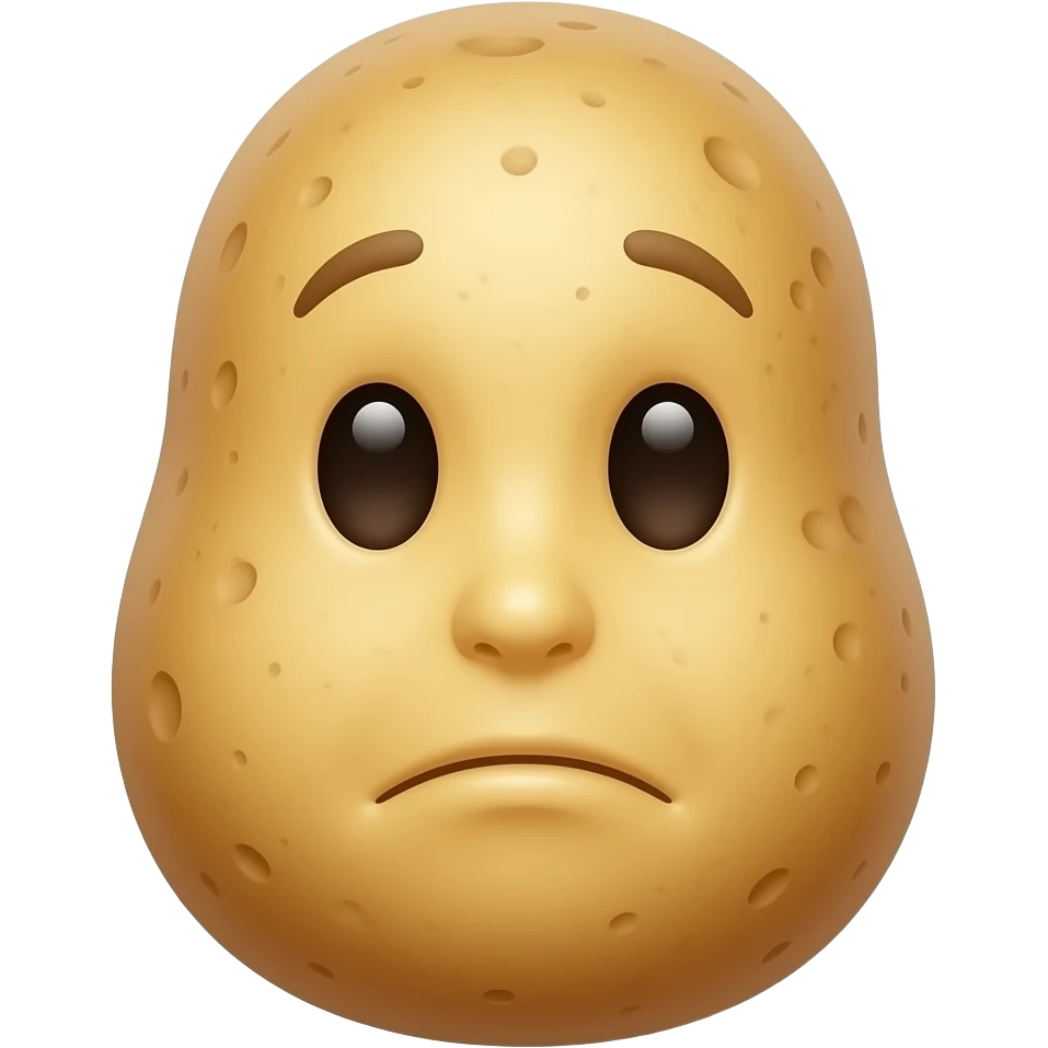 🫪🥔😑 emoji