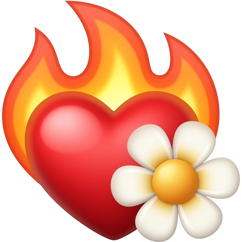 🌺❤️‍🔥 emoji