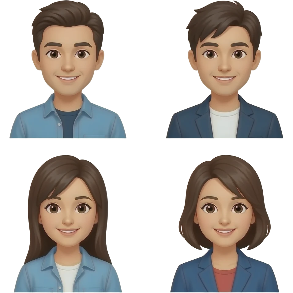 4 personaa emoji
