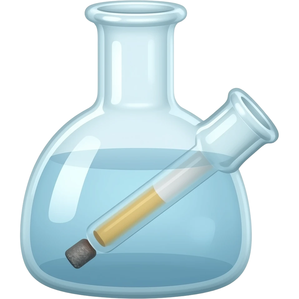 smoking beaker bong ios emoji emoji