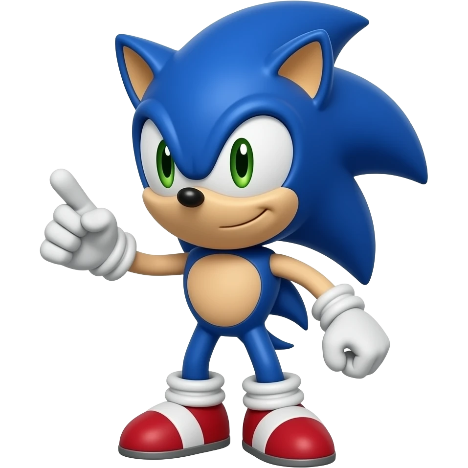 Robot sonic emoji