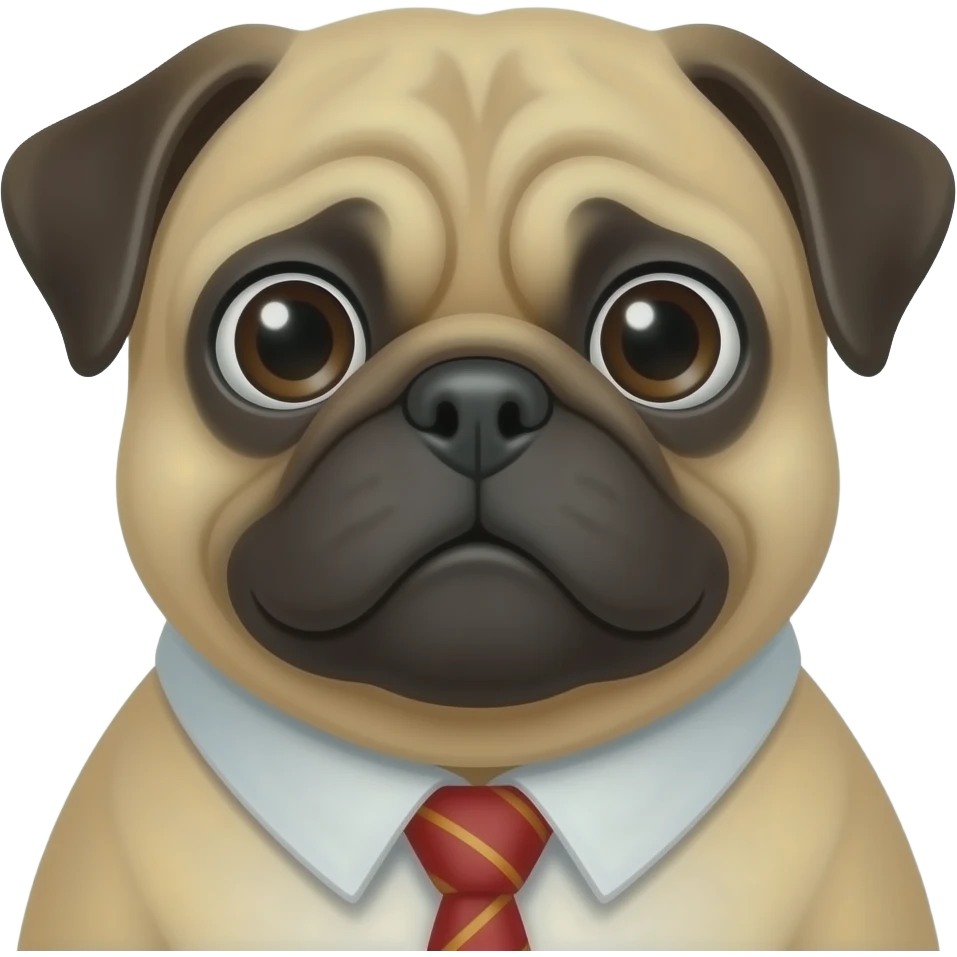 Мопс вчитель emoji