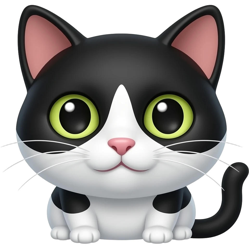 черно белый emoji
