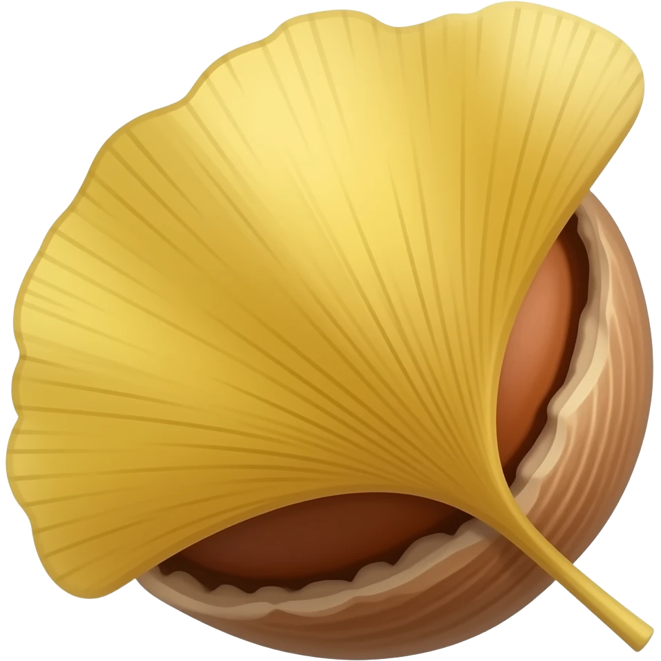 Ginkgo nut emoji