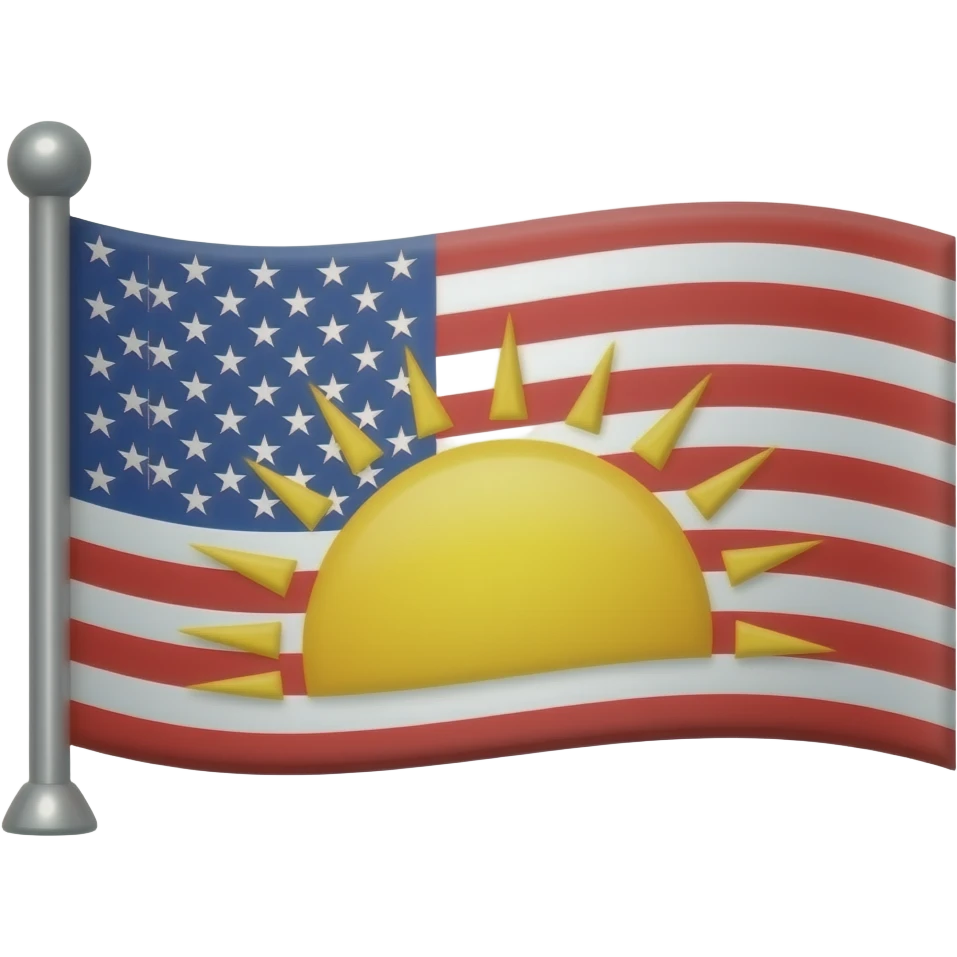 ایموجی پرچم شیروخورشید رو بساز emoji