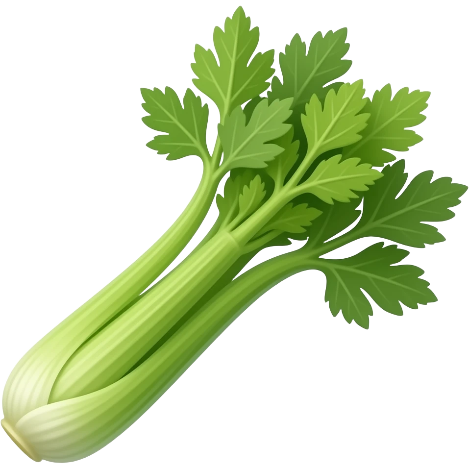 realistic celery emoji