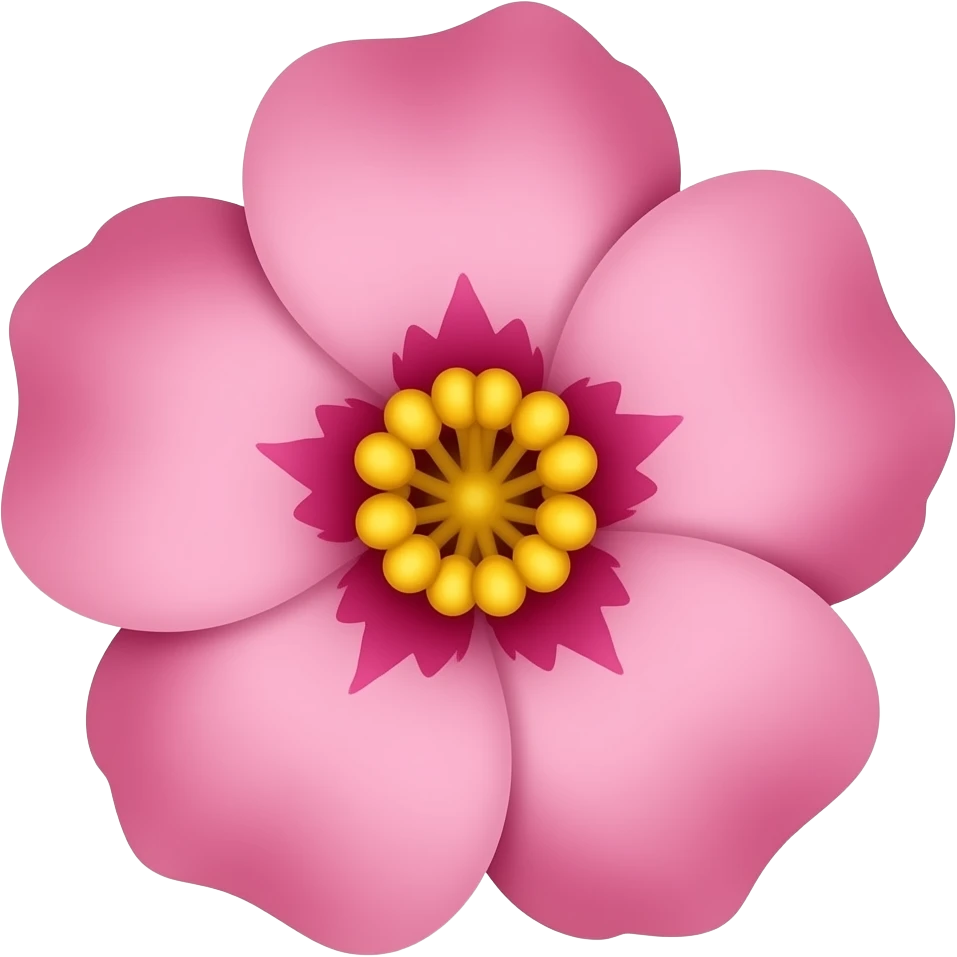 rosa do deserto emoji