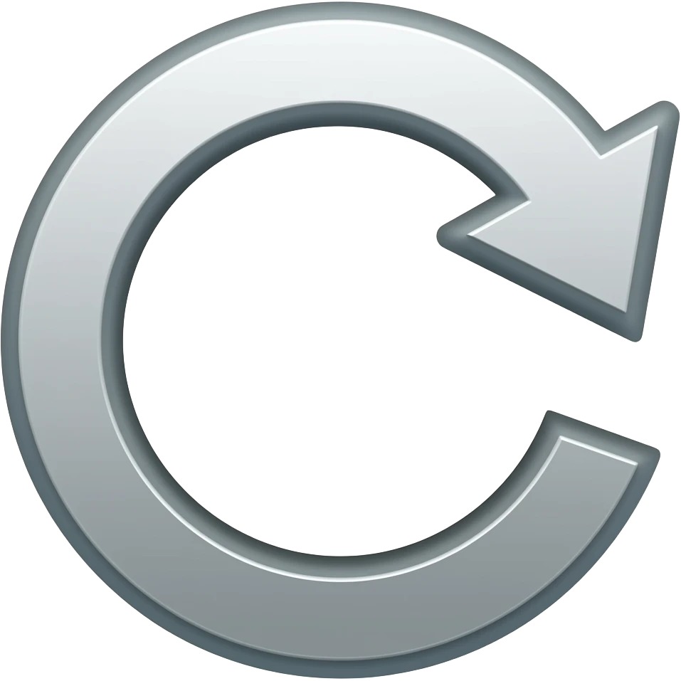 Circular loop arrow emoji