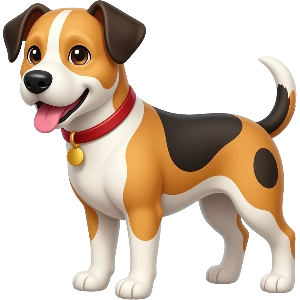 A dog emoji