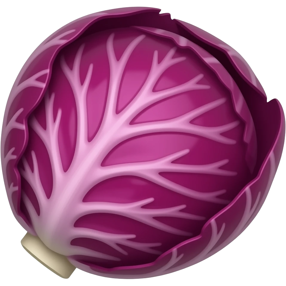 red cabbage emoji