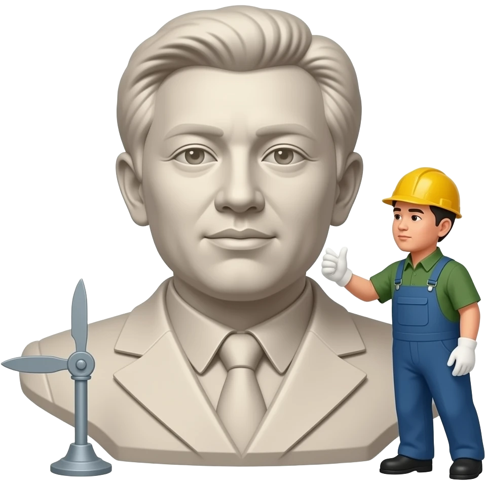 Северная корея строит статую emoji