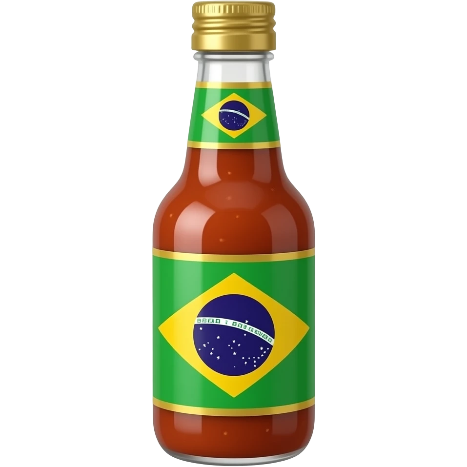 Un emoji représentant une bouteille de sauce brasil emoji