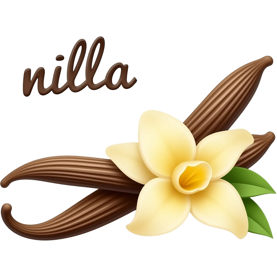a vanilla that has the word "nilla" written above emoji
