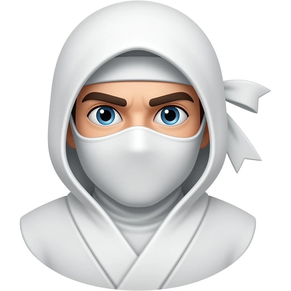 white ninja emoji