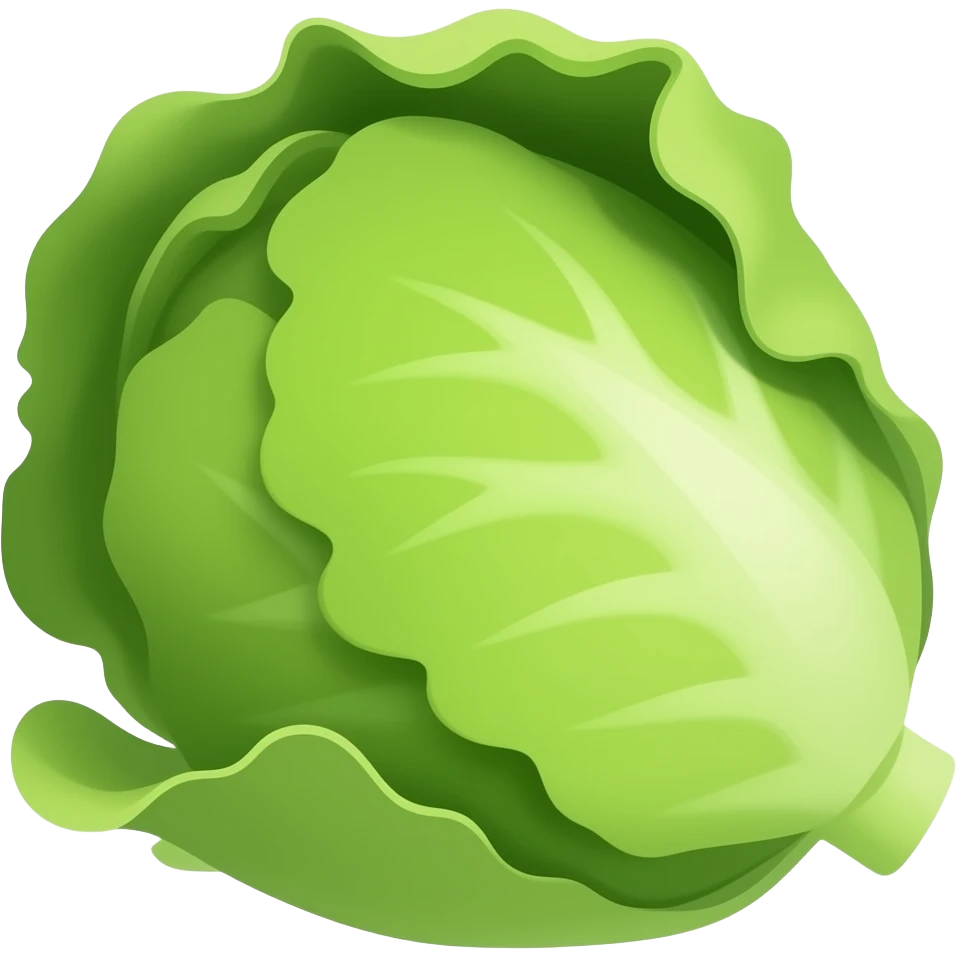 Lettuce cinematic realistic emoji