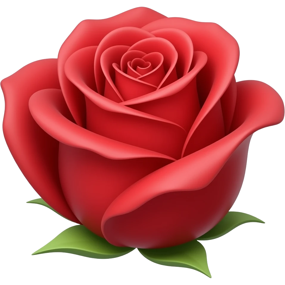 red rose emoji