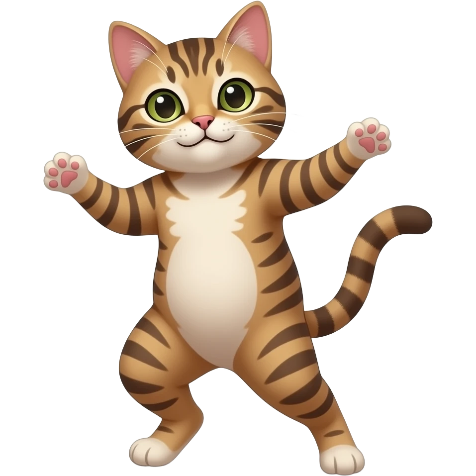 cat is dancing emoji