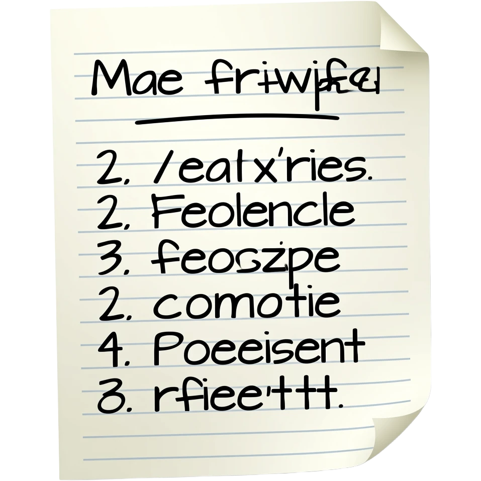 list emoji