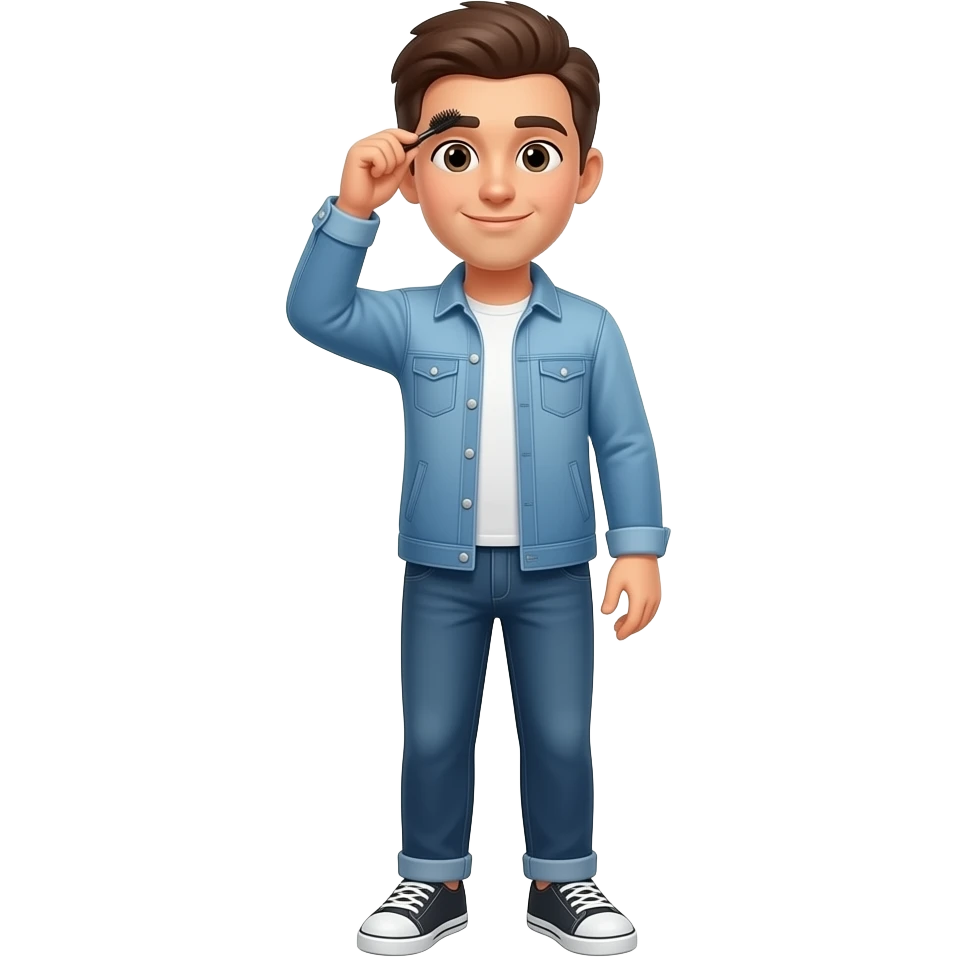 eyebrow grooming emoji