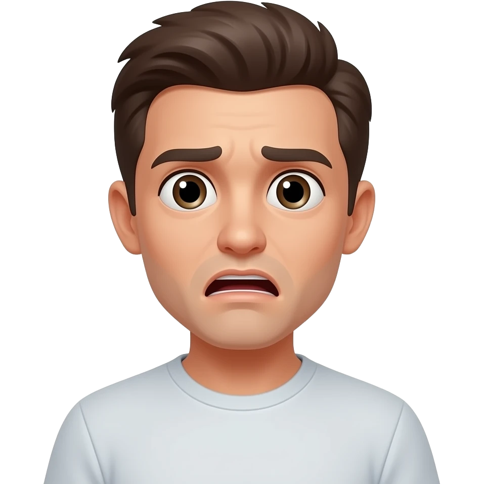 Scared emoji