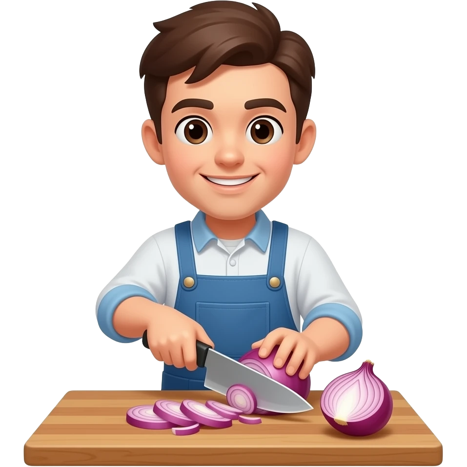 Cut onion emoji