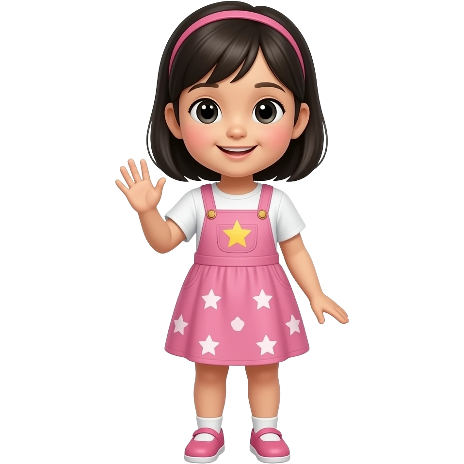 Phương Mỹ Chi Em xinh say hi emoji