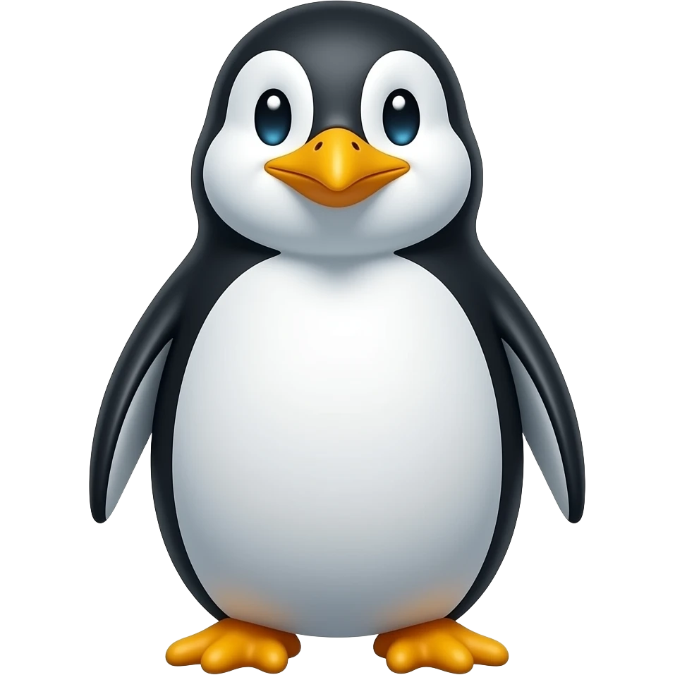 fancy penguin emoji