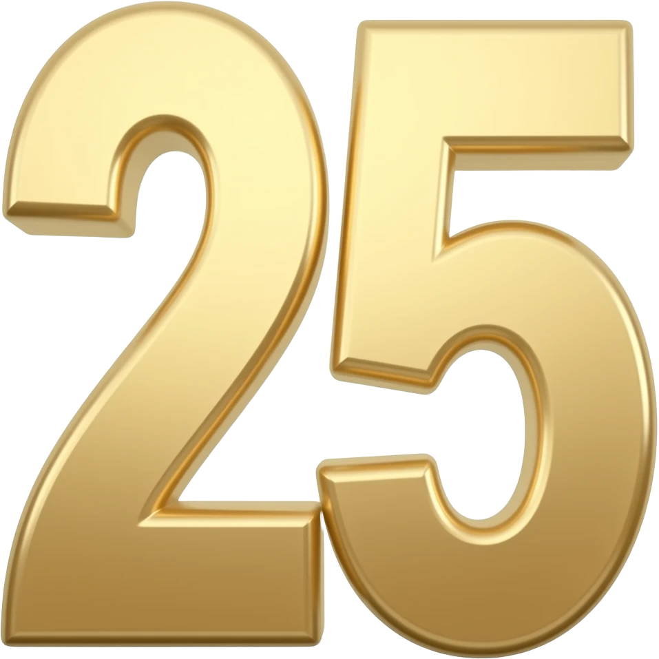 2025 number emoji