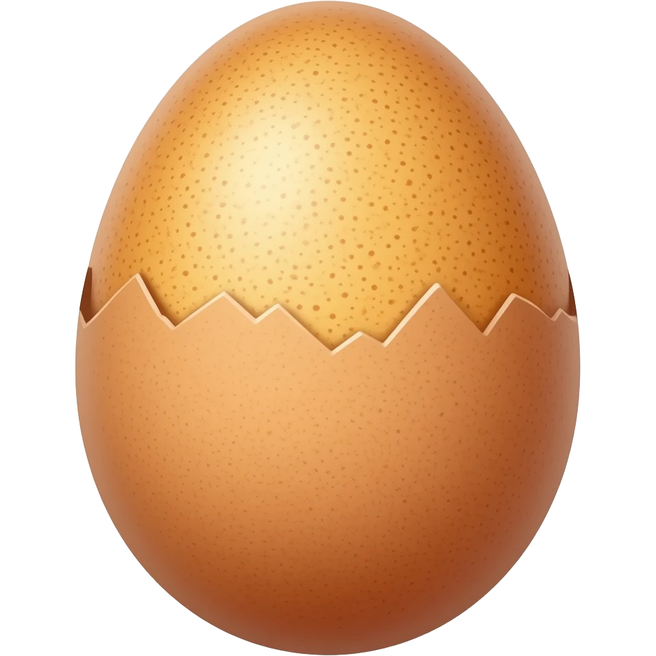 A egg with a deep fried shell emoji