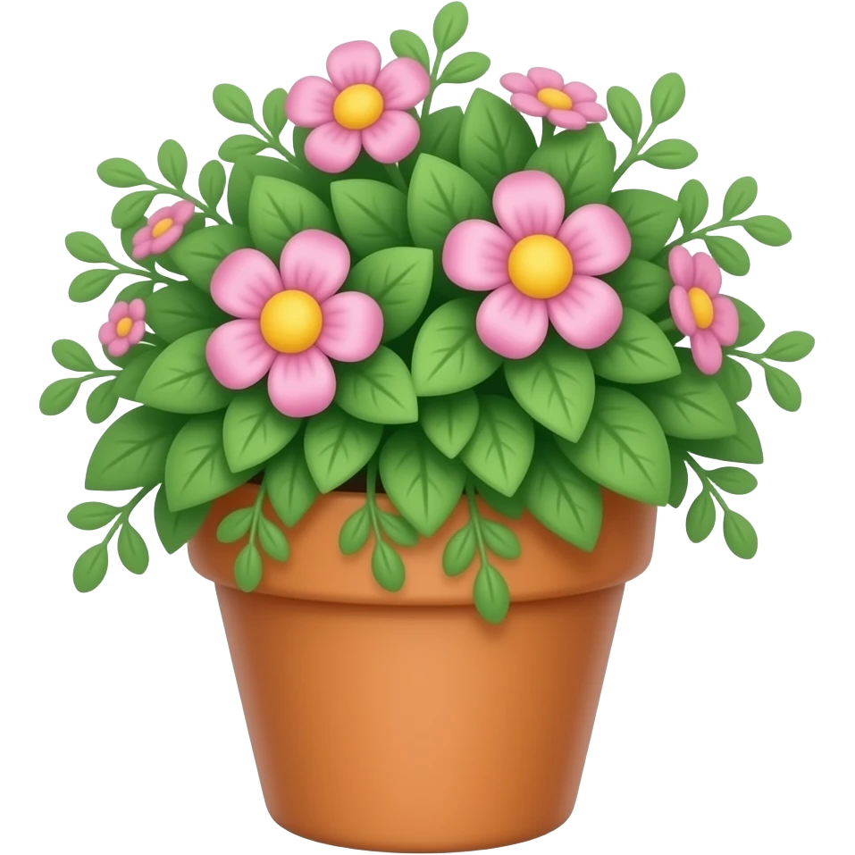 flower pot emoji