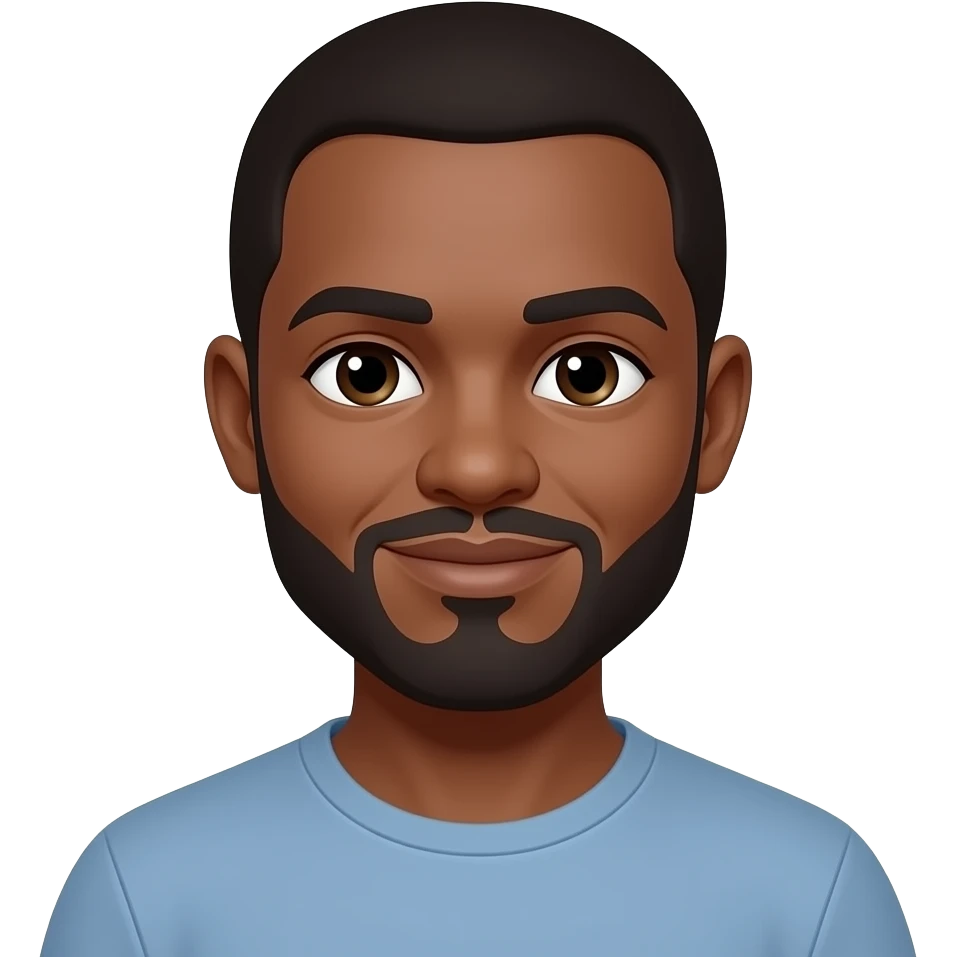 black man emoji
