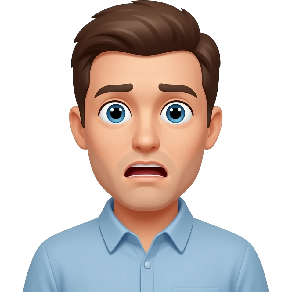 Scared emoji