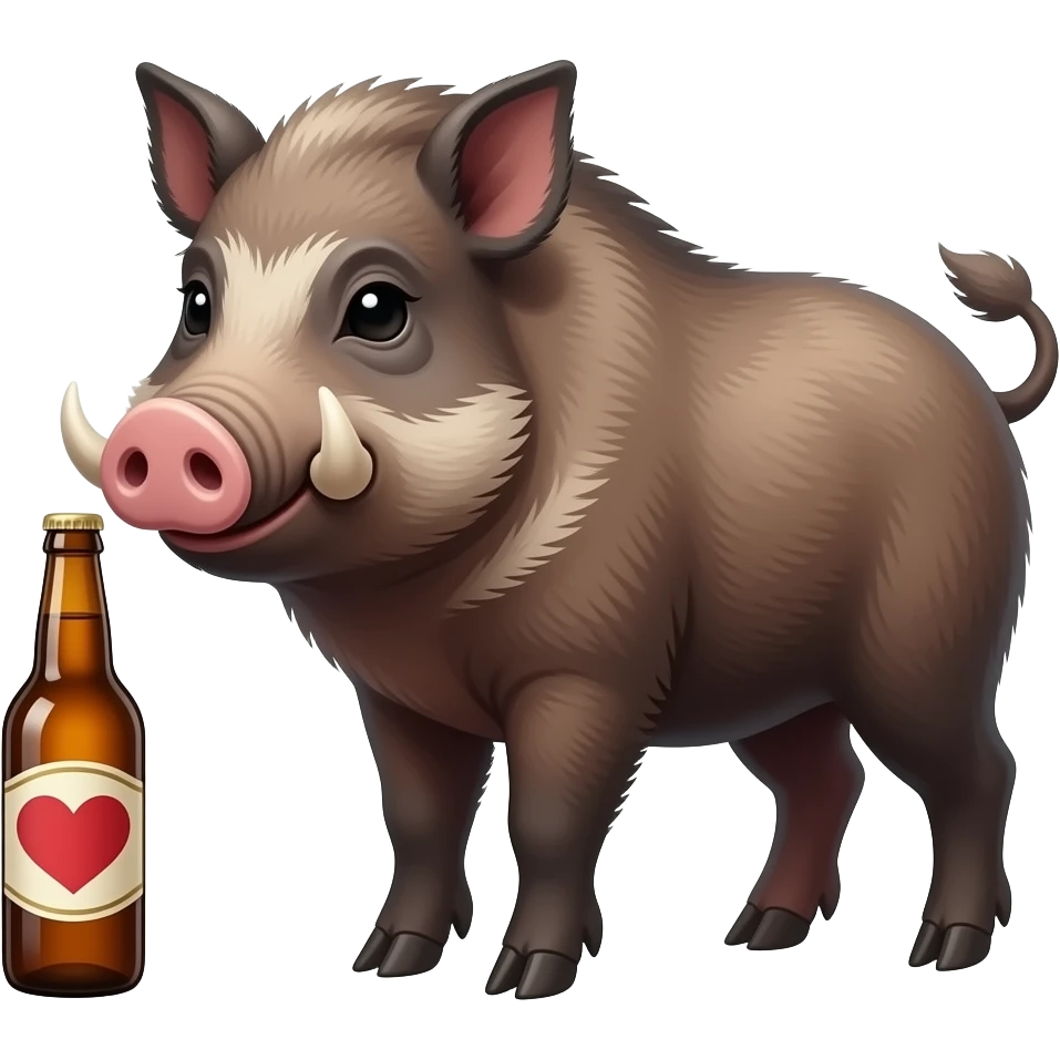 🧃😗🐗 emoji