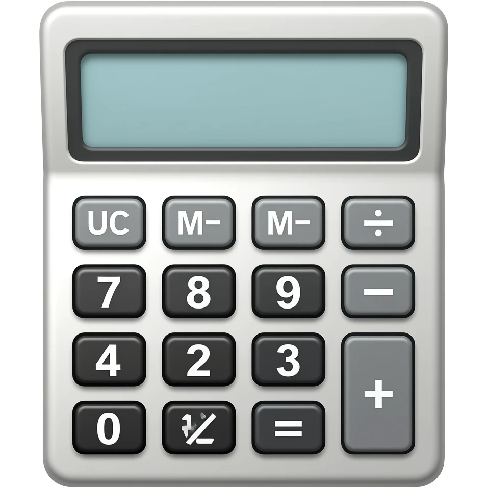 Can you generate a calculator emoji