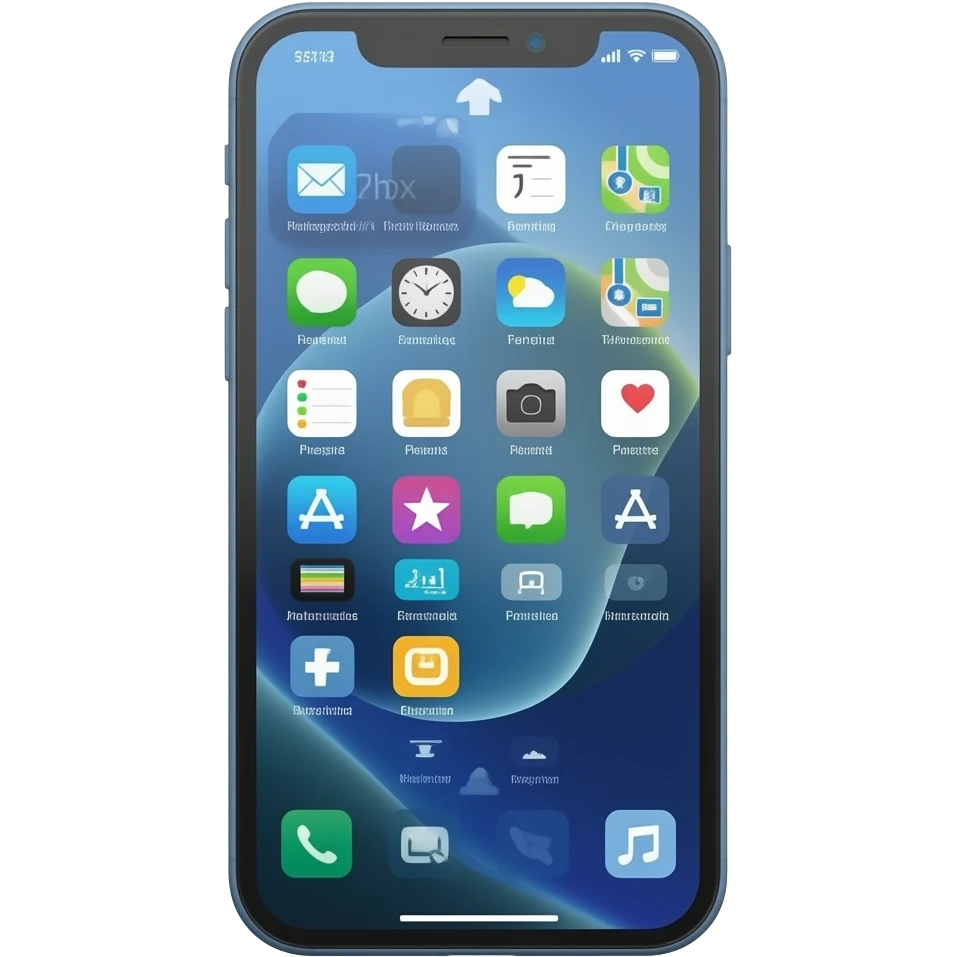 Teléfono moderno emoji