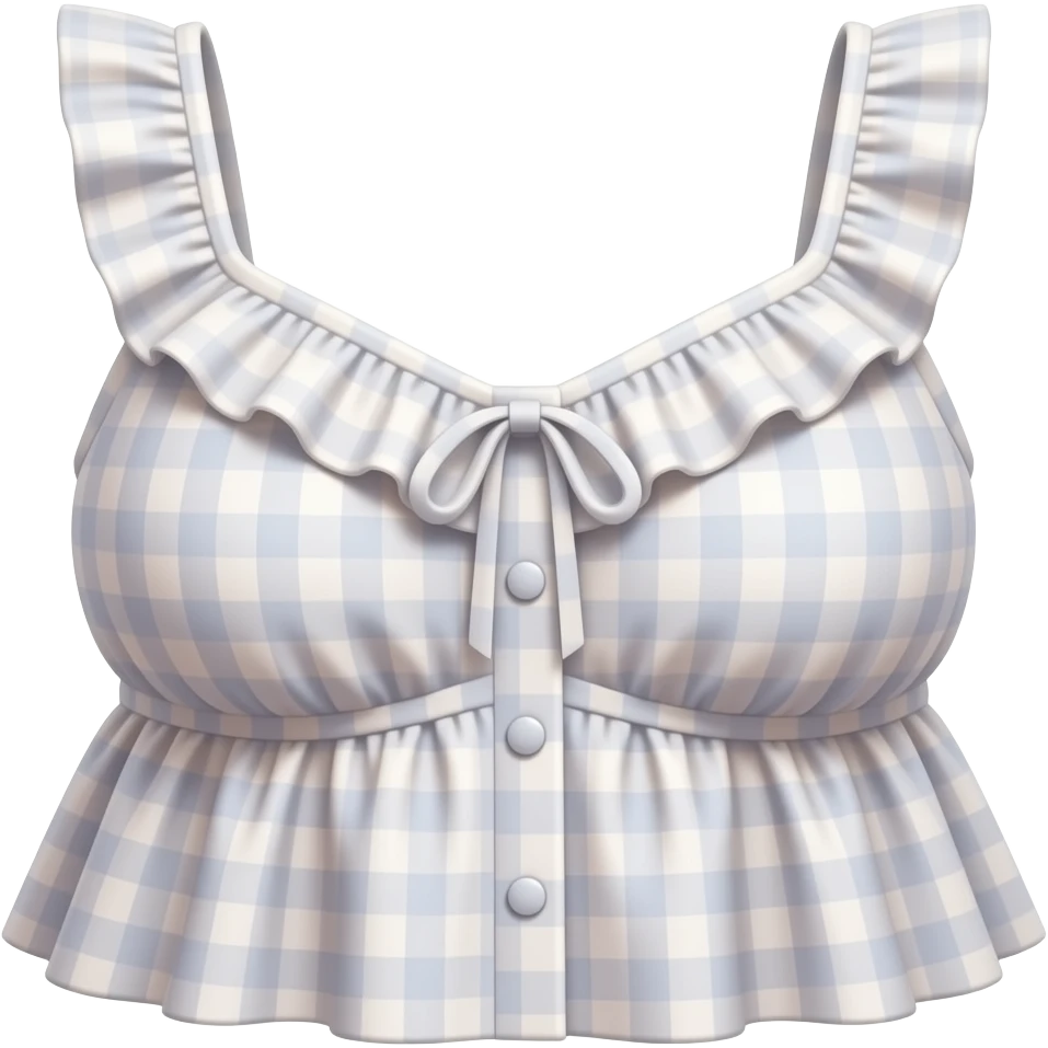 pyjama top with ruffles emoji