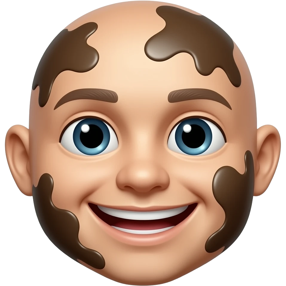 Cara feliz turbia emoji