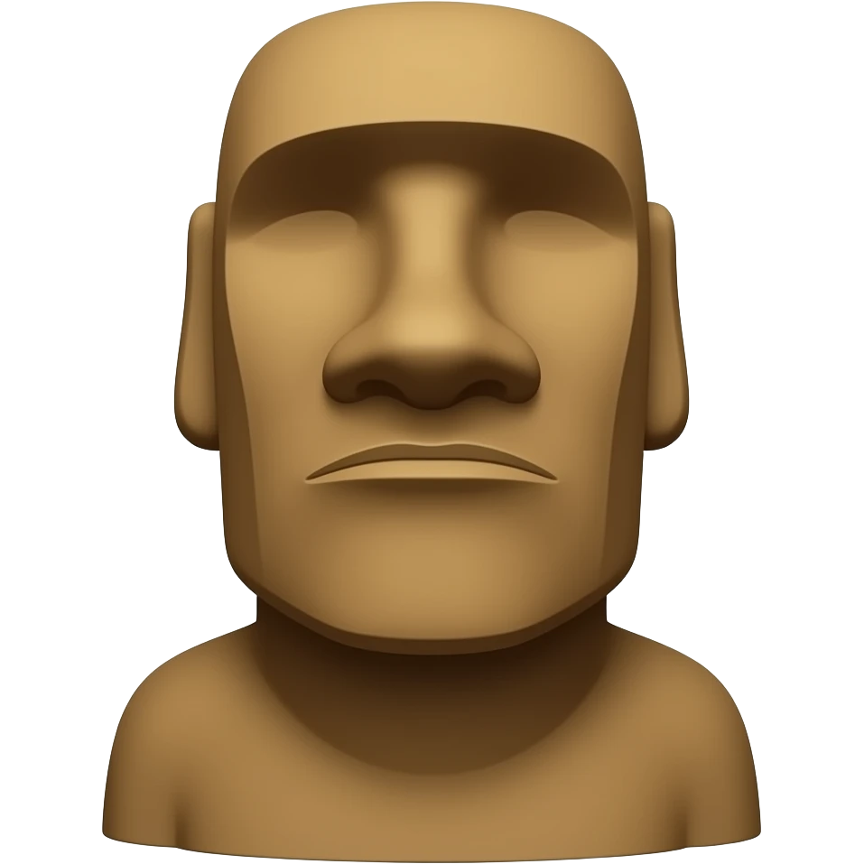 kim jong moai emoji