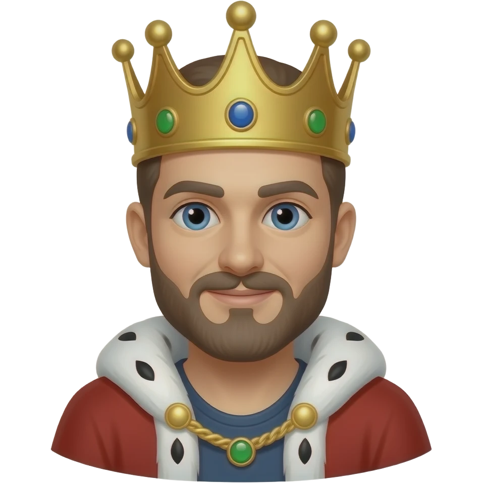 Cool king emoji